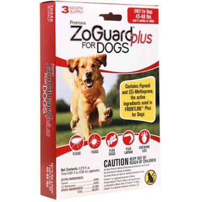 ZoGuard® Plus Flea & Tick Treatment, For Dog 45-48 lb